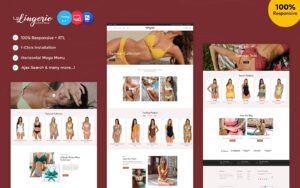 Lingerie - Lingerie, Ladies Wear, Shapewear, Swimwear and Bikini Store Opencart Theme OpenCart Template - Nulled Download - EmpireGPL