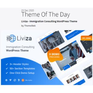 Liviza – Immigration Consulting WordPress Theme - Nulled Download - EmpireGPL