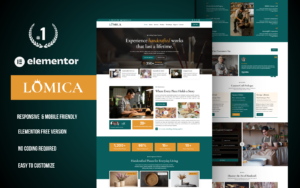 Lomica – Handcraft & Artisan Elementor Template Kit Elementor Kit - Nulled Download - EmpireGPL