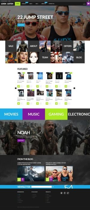 Look Listen Play Shopify Theme - Nulled Download - EmpireGPL