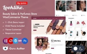 Looklike - Beauty Salon and Perfumes Store Elementor WooCommerce Responsive Theme WooCommerce Theme - Nulled Download - EmpireGPL