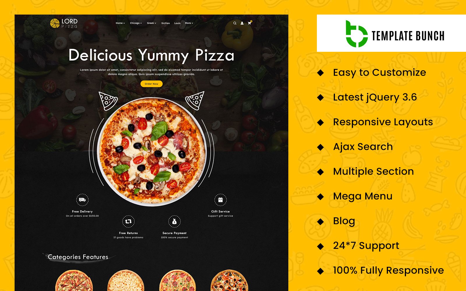 Lord Pizza Store Shopify Responsive Theme for eCommerce Shopify Theme – Nulled Download – EmpireGPL