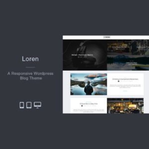 Loren - Responsive WordPress Blog Theme - Nulled Download - EmpireGPL
