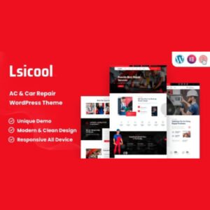 Lsicool - AC & Car Repair WordPress Theme - Nulled Download - EmpireGPL