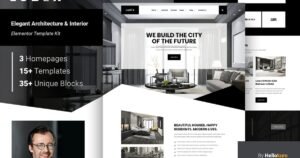 Luber - Elegant Architecture & Interior Elementor Template Kit - Nulled Download - EmpireGPL