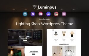 Luminous - Lighting Shop WordPress theme WordPress Theme - Nulled Download - EmpireGPL