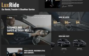LuxRide – Car Rental, Transfer & Chauffeur Service WordPress Theme - Nulled Download - EmpireGPL