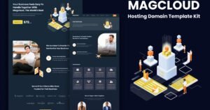 Magcloud - Hosting Domain Elementor Template Kit - Nulled Download - EmpireGPL
