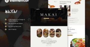MAKAI - Luxury Omakase Sushi Experience Elementor Template Kit - Nulled Download - EmpireGPL
