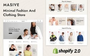 Masive - Minimal Fashion Store Shopify 2.0 Responsive Theme Shopify Theme - Nulled Download - EmpireGPL