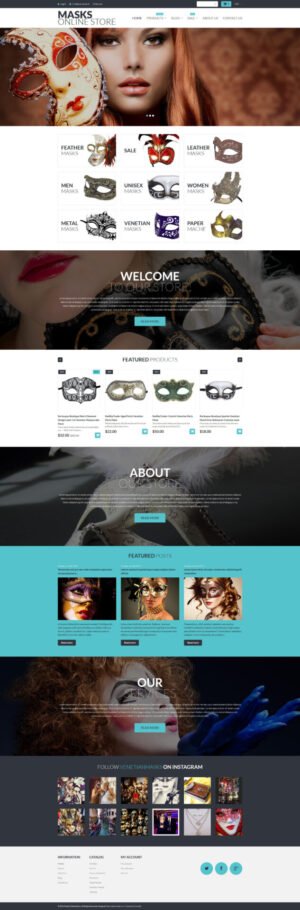 Masks Online Store Shopify Theme - Nulled Download - EmpireGPL
