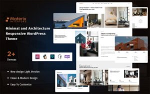 Materix – Minimal and Architecture Responsive WordPress Theme - Nulled Download - EmpireGPL