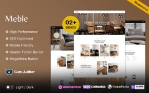 Meble - The Furniture, Home Decor, and Interior WooCommerce Elementor Responsive Theme WooCommerce Theme - Nulled Download - EmpireGPL