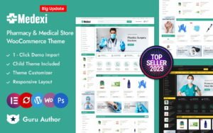 Medexi - Medical, Pharmacy and Drug Store Elementor WooCommerce Responsive Theme WooCommerce Theme - Nulled Download - EmpireGPL
