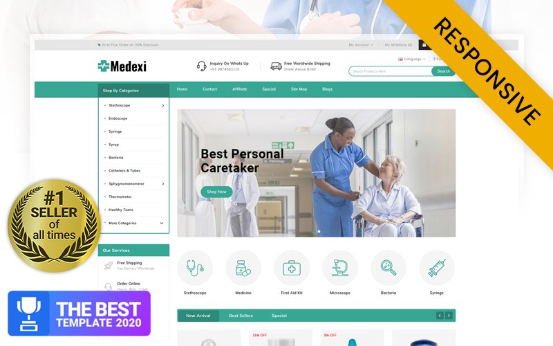 Medexi – Medical Store OpenCart Template – Nulled Download – EmpireGPL