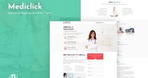 Mediclick - Medical Landing Page WordPress Theme - Nulled Download - EmpireGPL