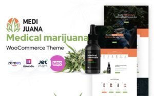 Medijuana – Responsive Medical Marijuana & Cannabis WordPress Theme WooCommerce Theme - Nulled Download - EmpireGPL