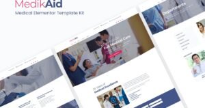MedikAid | Medical Healthcare Elementor Template Kit - Nulled Download - EmpireGPL