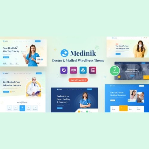 Medinik - Doctor & Medical WordPress Theme - Nulled Download - EmpireGPL
