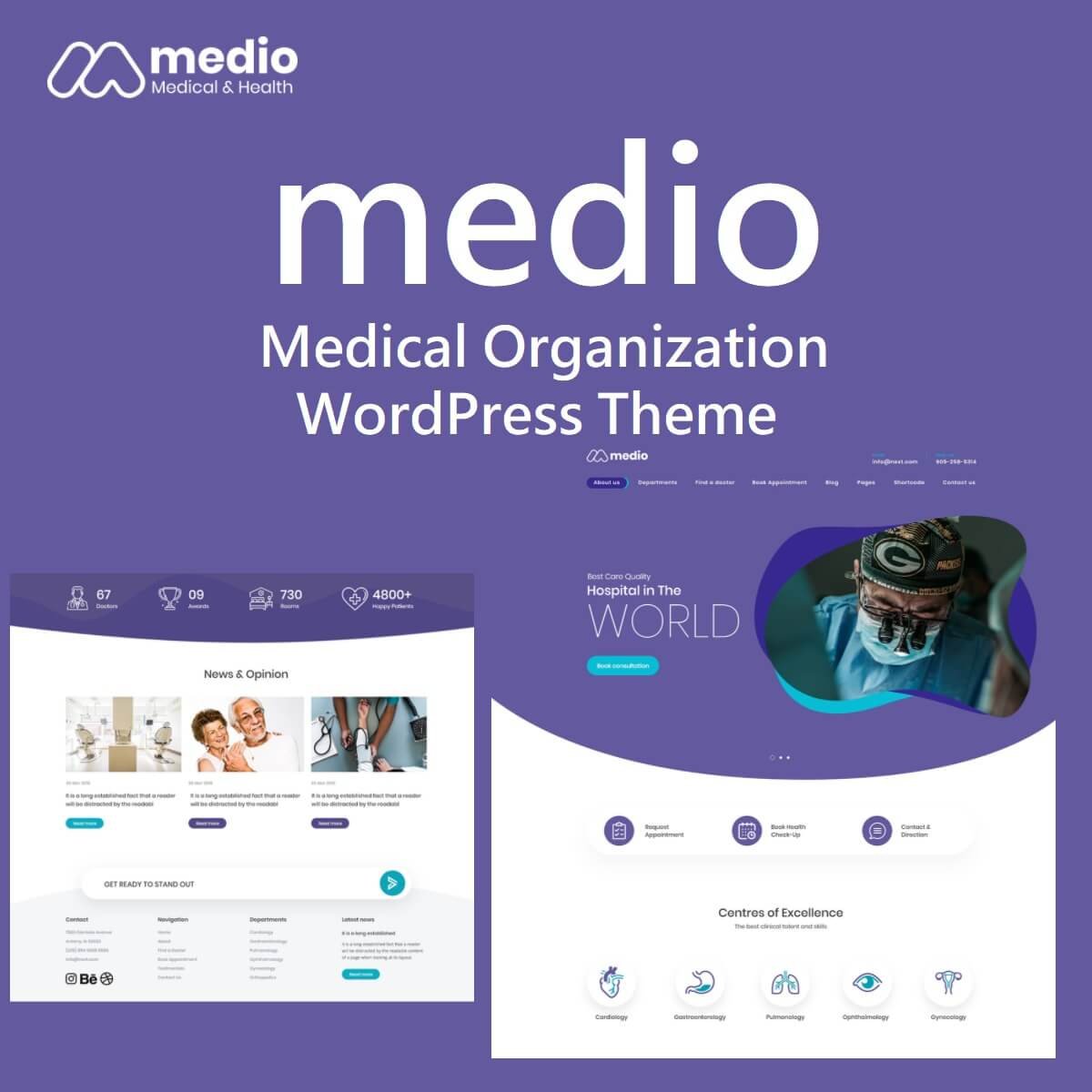 Medio - Medical Organization WordPress Theme - Nulled Download - EmpireGPL