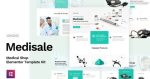 Medisale - Medical Shop Elementor Template Kit - Nulled Download - EmpireGPL