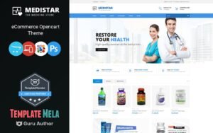 Medistar - Medicine Drug and Multipurpose OpenCart Template - Nulled Download - EmpireGPL