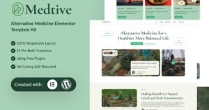 Medtive - Alternative Medicine Elementor Template Kit - Nulled Download - EmpireGPL