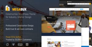 MegaBux - Construction WordPress Theme - Nulled Download - EmpireGPL