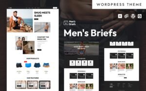 Men's Briefs - Men’s Underwear And Loungewear Woocommerce WordPress Elementor Theme WordPress Theme - Nulled Download - EmpireGPL