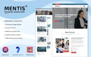 Mentis - Multipurpose & Business Consulting Elementor Wordpress Theme - Nulled Download - Empiregpl