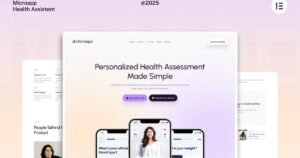 MicroApp - SaaS Mobile App Website Elementor Template Kits - Nulled Download - EmpireGPL