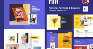 MIH - Personal Portfolio & Resume Template Kit - Nulled Download - EmpireGPL