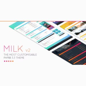 Milk - Multipurpose Responsive phpBB 3.3 Theme - Nulled Download - EmpireGPL