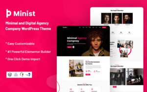 Minist - Minimal and Digital Agency Company WordPress Theme - Nulled Download - EmpireGPL