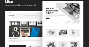 Miso - Minimal Portfolio Elementor Template Kit - Nulled Download - EmpireGPL