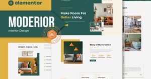 Moderior - Interior Design Elementor Template Kit - Nulled Download - EmpireGPL