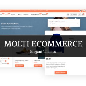 Molti Ecommerce - Elegant Themes - Nulled Download - EmpireGPL