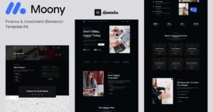 Moony - Finance & Investment Elementor Template Kit - Nulled Download - EmpireGPL
