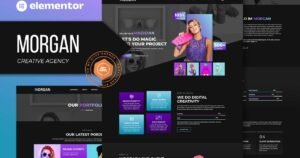 Morgan - Creative Agency & Portfolio Elementor Template Kit - Nulled Download - EmpireGPL
