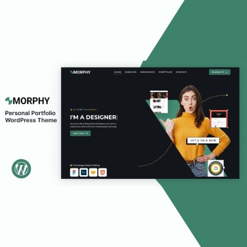 Morphy - Personal Portfolio WordPress Theme - Nulled Download - EmpireGPL
