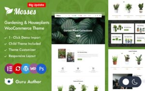 Mosses - Garden Plant Store Elementor WooCommerce Responsive Theme WooCommerce Theme - Nulled Download - EmpireGPL