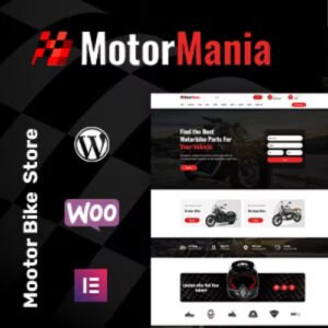 MotorMania - Motorcycle Accessories WooCommerce Theme - Nulled Download - EmpireGPL
