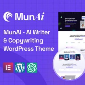 MunAi - AI Writer & Copywriting WordPress Theme - Nulled Download - EmpireGPL