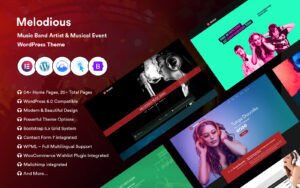 Music Band Artist & Musical Event WordPress Theme - Nulled Download - EmpireGPL