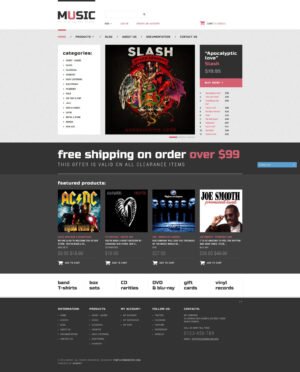 Music Store Shopify Theme - Nulled Download - EmpireGPL