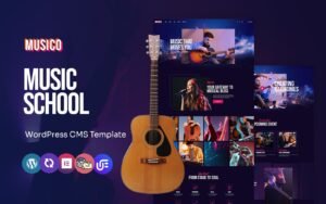 Musico - Music club And Academy Multipurpose WordPress Elementor Theme WordPress Theme - Nulled Download - EmpireGPL