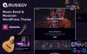 Musiegy - Music Band & Musician WordPress Theme - Nulled Download - EmpireGPL