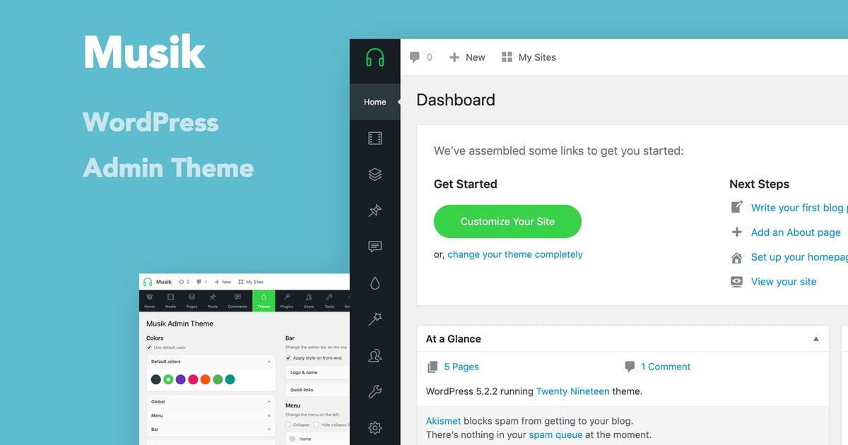 Musik – WordPress Admin Theme – Nulled Download – EmpireGPL