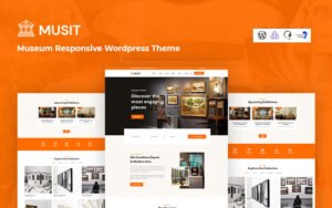 Musit - Museum Responsive WordPress Theme - Nulled Download - EmpireGPL