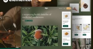 Myco - Medicinal Mushrooms & Adaptogens Shop Elementor Template Kit - Nulled Download - EmpireGPL